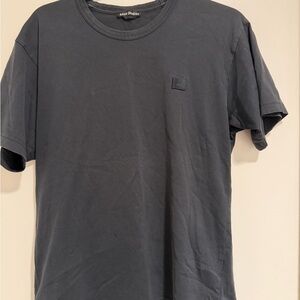 Acne Dark Gray Short Sleeve Tee